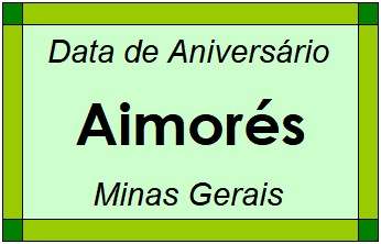 Data de Aniversário da Cidade Aimorés