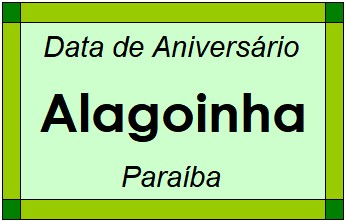 Data de Aniversário da Cidade Alagoinha