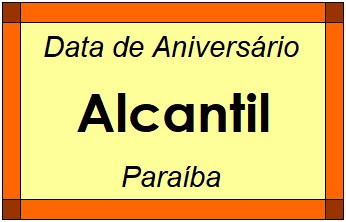 Data de Aniversário da Cidade Alcantil