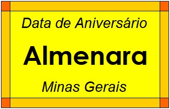 Data de Aniversário da Cidade Almenara