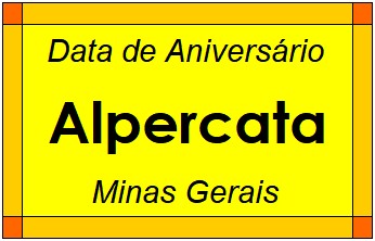 Data de Aniversário da Cidade Alpercata