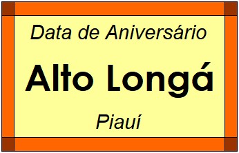 Data de Aniversário da Cidade Alto Longá