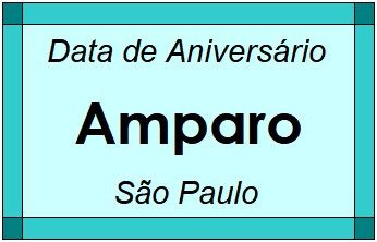 Data de Aniversário da Cidade Amparo