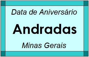 Data de Aniversário da Cidade Andradas