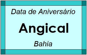 Data de Aniversário da Cidade Angical