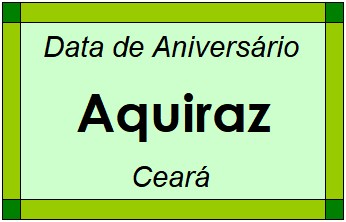 Data de Aniversário da Cidade Aquiraz