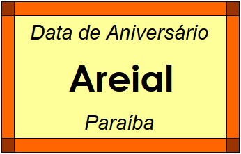 Data de Aniversário da Cidade Areial