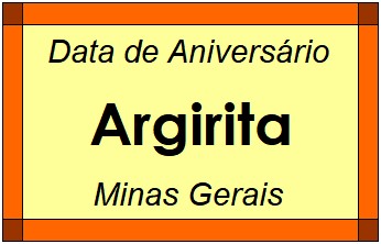 Data de Aniversário da Cidade Argirita