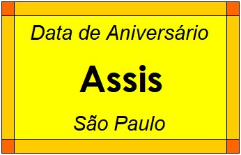 Data de Aniversário da Cidade Assis