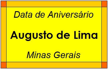 Data de Aniversário da Cidade Augusto de Lima