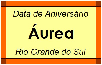 Data de Aniversário da Cidade Áurea