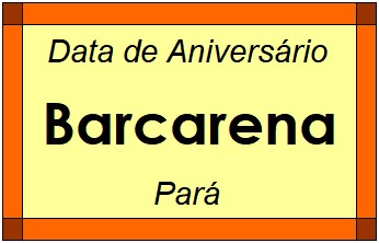 Data de Aniversário da Cidade Barcarena