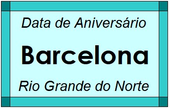 Data de Aniversário da Cidade Barcelona