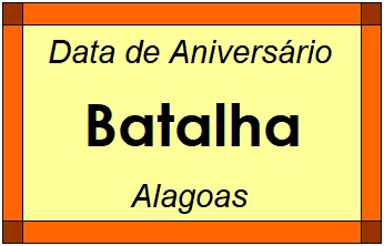 Data de Aniversário da Cidade Batalha