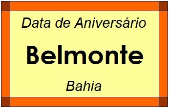 Data de Aniversário da Cidade Belmonte