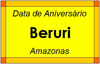 Data de Aniversário da Cidade Beruri