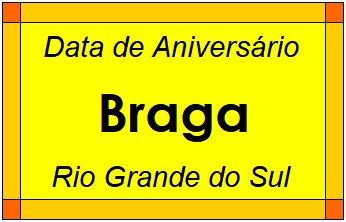 Data de Aniversário da Cidade Braga