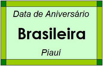 Data de Aniversário da Cidade Brasileira