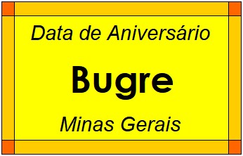 Data de Aniversário da Cidade Bugre