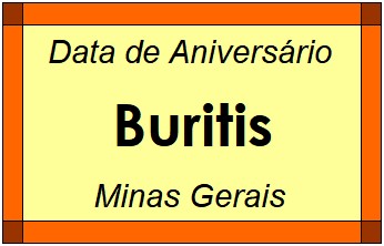 Data de Aniversário da Cidade Buritis