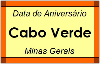 Data de Aniversário da Cidade Cabo Verde