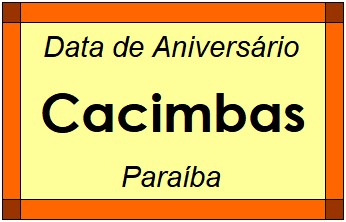 Data de Aniversário da Cidade Cacimbas