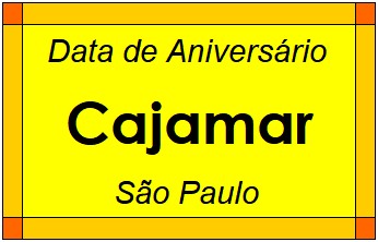 Data de Aniversário da Cidade Cajamar