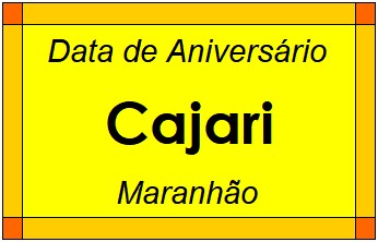 Data de Aniversário da Cidade Cajari