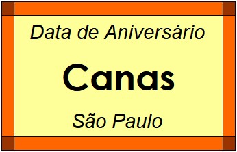 Data de Aniversário da Cidade Canas