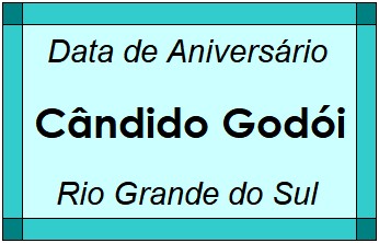 Data de Aniversário da Cidade Cândido Godói