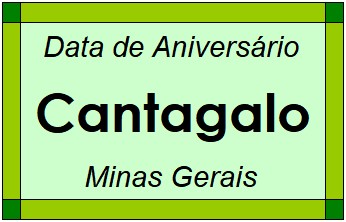 Data de Aniversário da Cidade Cantagalo