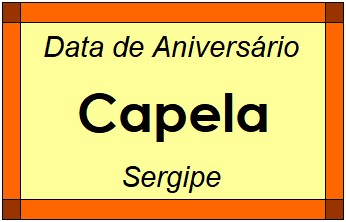 Data de Aniversário da Cidade Capela