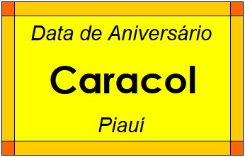 Data de Aniversário da Cidade Caracol