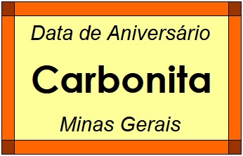 Data de Aniversário da Cidade Carbonita