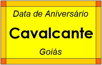 Data de Aniversário da Cidade Cavalcante