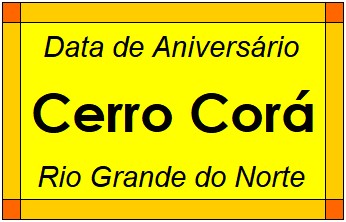 Data de Aniversário da Cidade Cerro Corá