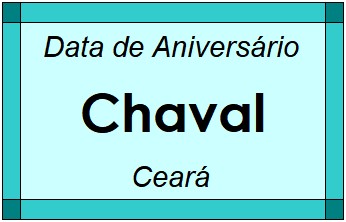 Data de Aniversário da Cidade Chaval