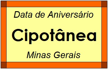 Data de Aniversário da Cidade Cipotânea