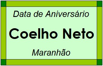 Data de Aniversário da Cidade Coelho Neto