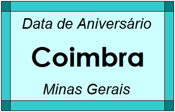 Data de Aniversário da Cidade Coimbra