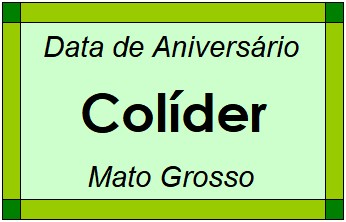 Data de Aniversário da Cidade Colíder