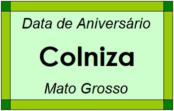 Data de Aniversário da Cidade Colniza