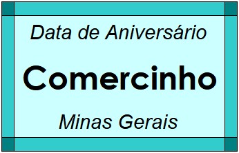 Data de Aniversário da Cidade Comercinho