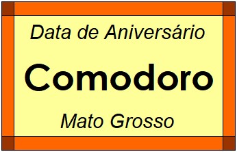 Data de Aniversário da Cidade Comodoro