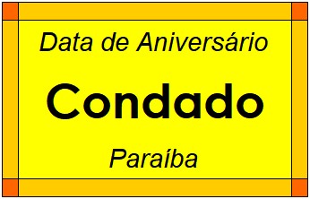 Data de Aniversário da Cidade Condado