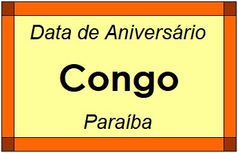 Data de Aniversário da Cidade Congo