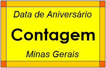 Data de Aniversário da Cidade Contagem