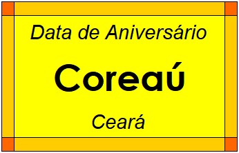 Data de Aniversário da Cidade Coreaú