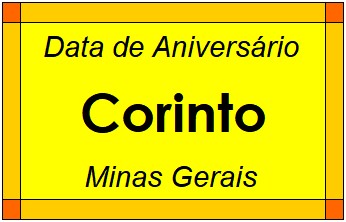 Data de Aniversário da Cidade Corinto