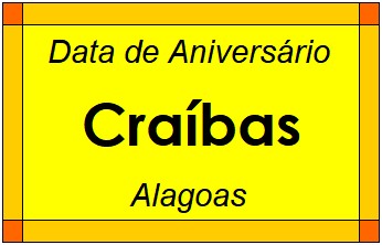 Data de Aniversário da Cidade Craíbas